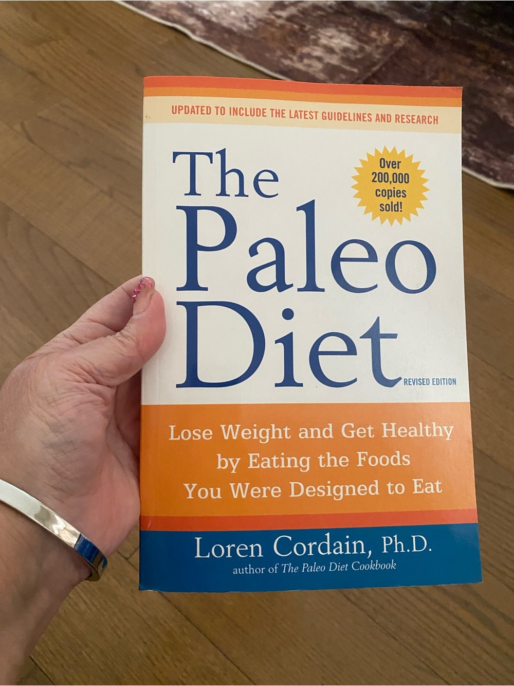 The Paleo Diet by Loren Cordain - White & Orange Cover